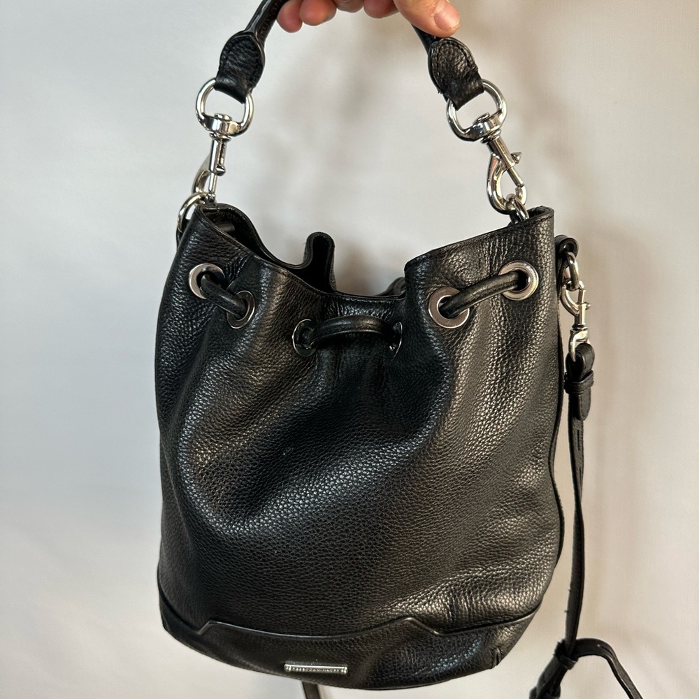 Rebecca Minkoff leather bucket bag